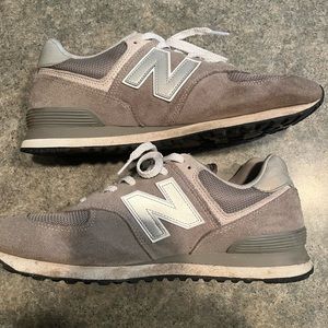 Mens new balance 574 core, grey, U.S sz 10.5